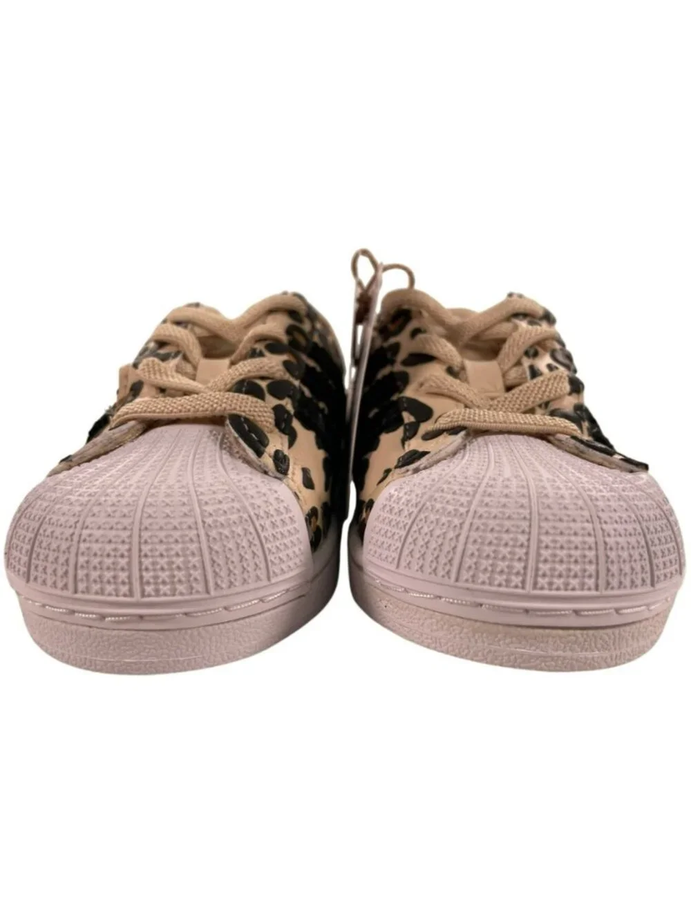 Adidas Superstar II Infant CF EL Shoes Cute Leopard Print Sporty Size 8K NEW